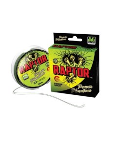 Шнур Raptor PE 135м флуоресцентный зеленый 1 2 0 18мм 12 3кг Power phantom