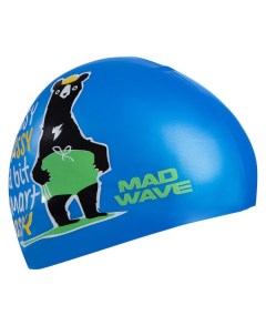 Шапочка для плавания Smart Assy голубой Mad wave