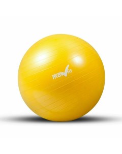 Гимнастический мяч 55см желтый Makfit