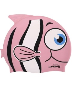 Шапочка плавательная детская LSC10 Розовый Larsen