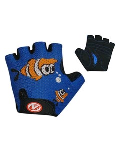 Перчатки 8 7130880 Junior Fish сине черные M Author