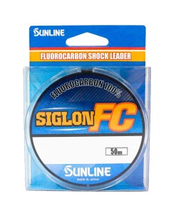 Леска флюрокарбоновая Siglon FC 0 25 мм 50 м 4 1 кг clear Sunline