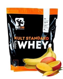 Сывороточный протеин Whey KultStandart 2000 гр Банан Манго Kultlab