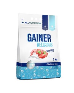 Гейнер GAINER Delicious 3000 г вкус клубника Allnutrition