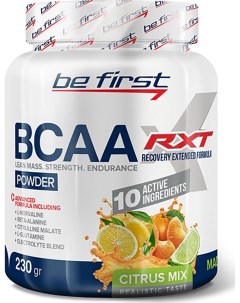 Recovery Extended Formula Powder BCAA 230 г цитрусовый микс Be first
