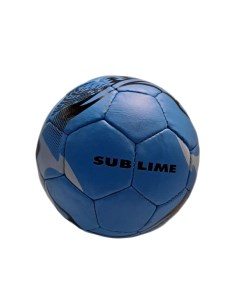 Футбольный мяч 32 панели 00117388 размер 5 синий чёрный серый Nobrand