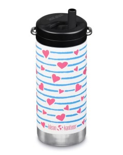 Термокружка TKWide Twist Cap 12oz 355 мл Heart Stripe Klean kanteen