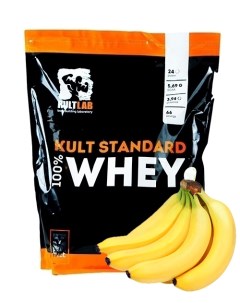 Сывороточный протеин Whey KultStandart 2000 гр Банан Kultlab