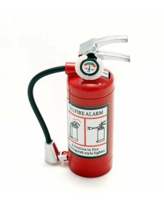 Зажигалка газовая Огнетушитель с фонариком пьезо 8 см Nobrand