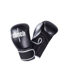 Боксерские перчатки Aero черные серебристые 14 унций Clinch