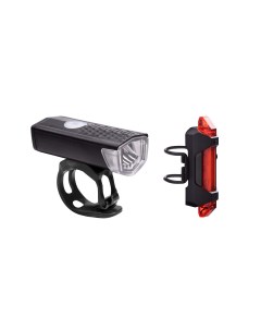 Комплект фонарей RFR Power Lighting Set USB цвет Черный Cube