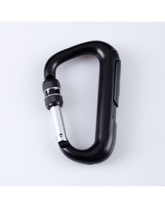 Зажигалка электронная Карабин спираль черная USB Nobrand