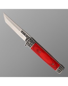 Нож складной Танто ручка дерево 22 8см клинок 9 5см Мастер к.
