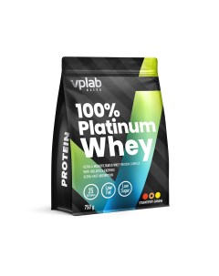 Протеин 100 Platinum Whey 750 г strawberry banana Vplab