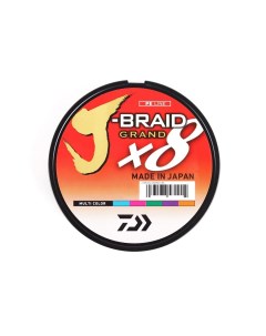 Леска плетеная J Braid Grand X8 0 22 мм 150 м 19 5 кг multicolor Daiwa
