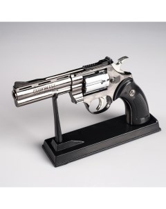 Зажигалка на подставке Револьвер пьезо газ 24х14 см Nobrand