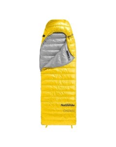 Спальный мешок CW400 желтый левый Naturehike