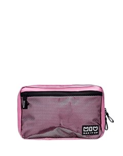 Сумка нагрудная Chest Bag Shiny Pink цвет зеркальный размер 33х21х5 Maxitup