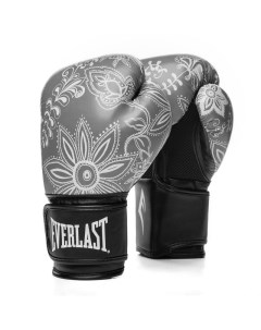 Боксерские перчатки Spark серебристый черный 10 унций Everlast