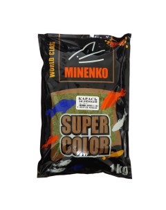 Прикормка Super Color Карась Зелёный 1 кг Minenko