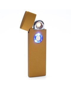 Зажигалка электронная в подарочной коробке USB спираль 2 5 х 8 см золото Nobrand