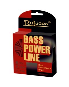 Леска плетеная Bass Power Line 0 22 мм 110 м 18 5 кг green Rubicon