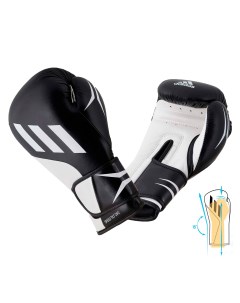 Перчатки боксерские Speed Tilt 250 чёрно белые 12 унций Adidas