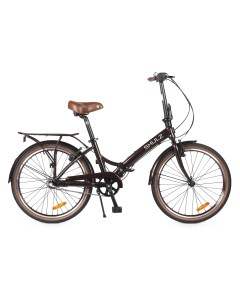 Складной велосипед Krabi V brake коричневый Shulz