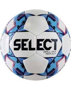 Футбольный мяч Brillant Replica 5 white blue Select