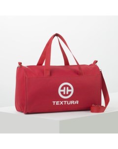 Спортивная сумка отдел на молнии без подклада длинный ремень цвет красный Textura