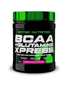 Комплекс аминокислот BCAA Glutamine Xpress 300 г бабл гам Scitec nutrition