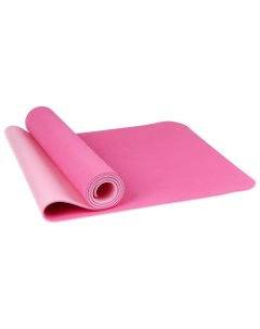 Коврик для йоги двухцветный light pink 183 см 6 мм Sangh