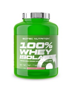Протеин 100 Whey Isolate 2000 г клубника Scitec nutrition