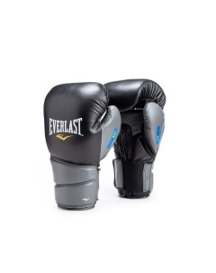 Боксерские перчатки Protex2 GEL PU черные 12 унций Everlast