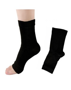 Компрессионные носки д поддержки голеностопа с открытым носком Цвет Черный Размер S M Nobrand