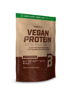 Вегетарианский протеин Vegan Protein 500 г Кофе Biotechusa