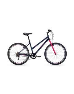 Велосипед MTB HT 26 low 2021 17 темно синий розовый Altair