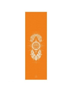 Коврик для йоги и фитнеса Чакра оранжевая 185х60х0 45 Bodhi