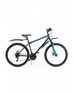 Велосипед F300D 2022 19 темно синий бирюзовый Acid