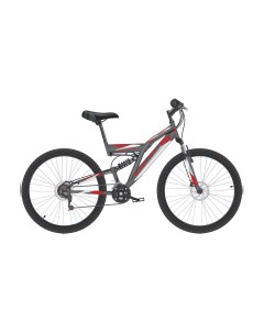 Велосипед Phantom FS 27 2022 18 красный серый Black one