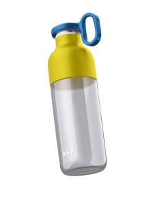 Спортивная бутылка для воды KKF Meta Tritan Sports Bottle 690ML P U69WS Yellow Kiss kiss fish