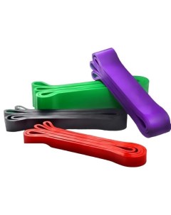 Эспандер ленточный 4 шт Резинки для фитнеса спортивные Резиновые ленты для тренирово Limfan
