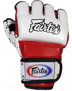 Перчатки MMA Sparring Gloves FGV17 White Red M Fairtex