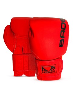 Боксерские перчатки Legacy Prime Boxing Gloves Red Black 16 унций Bad boy