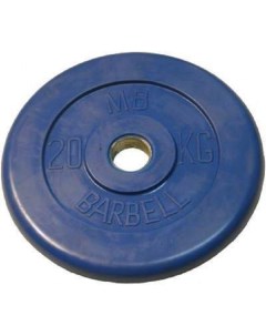 Диск для штанги Стандарт 20 кг 51 мм черный Mb barbell