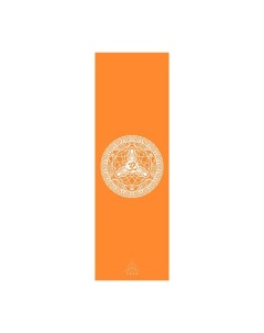 Коврик для йоги фитнеса и пилатеса Dream Om Orange Germany 4 5 мм оранжевый Bodhi