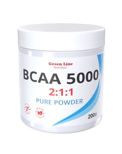 BCAA 2 1 1 200 грамм Green line nutrition