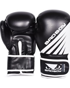 Боксерские перчатки Training Series Impact Boxing Gloves Black White 8 унций Bad boy