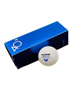 Мячи для настольного тенниса 3 40 Plastic ABS HD x3 White Sanwei