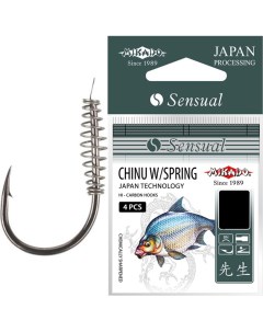 Рыболовные крючки Sensual Chinu W Spring 4 4 шт Mikado